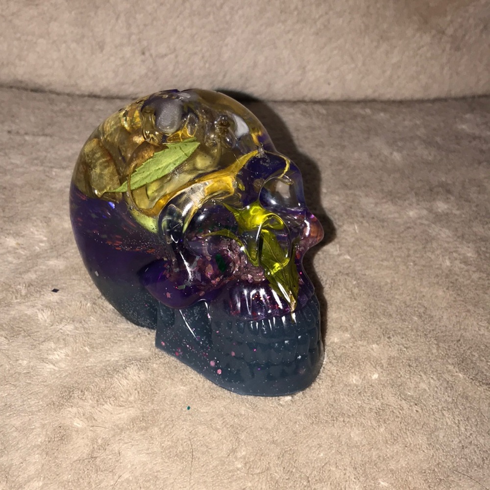 Epoxy Resin Skull 💀 creation New